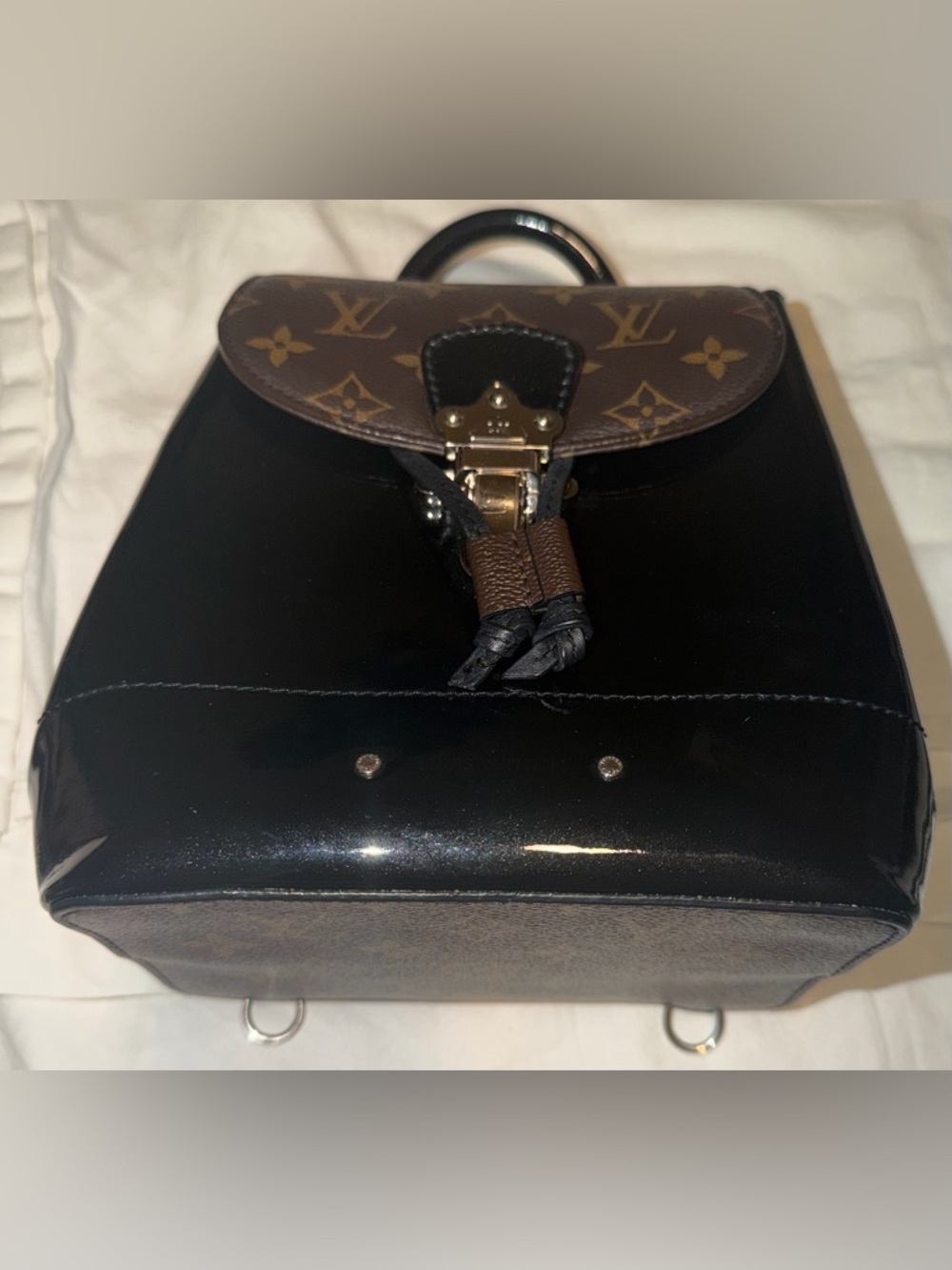 Louis Vuitton monogram hot springs mini backpack crossbody black - Picture 3 of 15